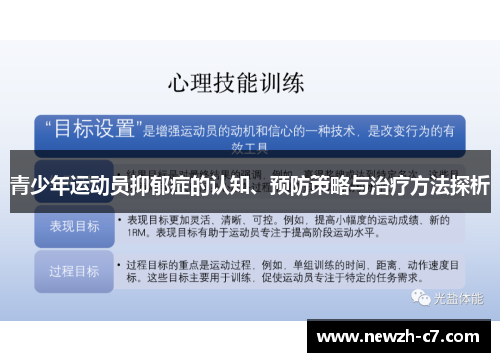 青少年运动员抑郁症的认知、预防策略与治疗方法探析