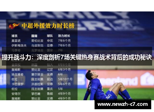 提升战斗力:深度剖析7场关键热身赛战术背后的成功秘诀 提升战斗力:深度剖析7场关键热身赛战术背后的成功秘诀